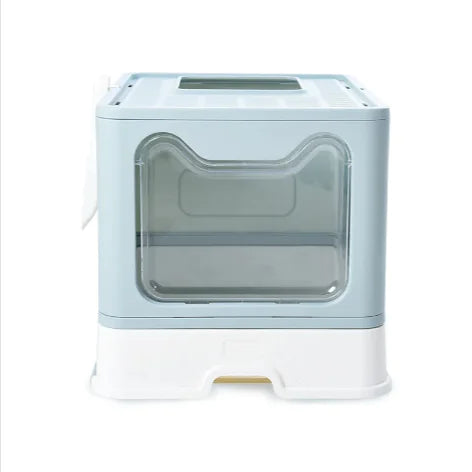 Foldable Enclosed Cat Litter Box