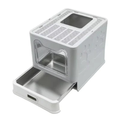Foldable Enclosed Cat Litter Box